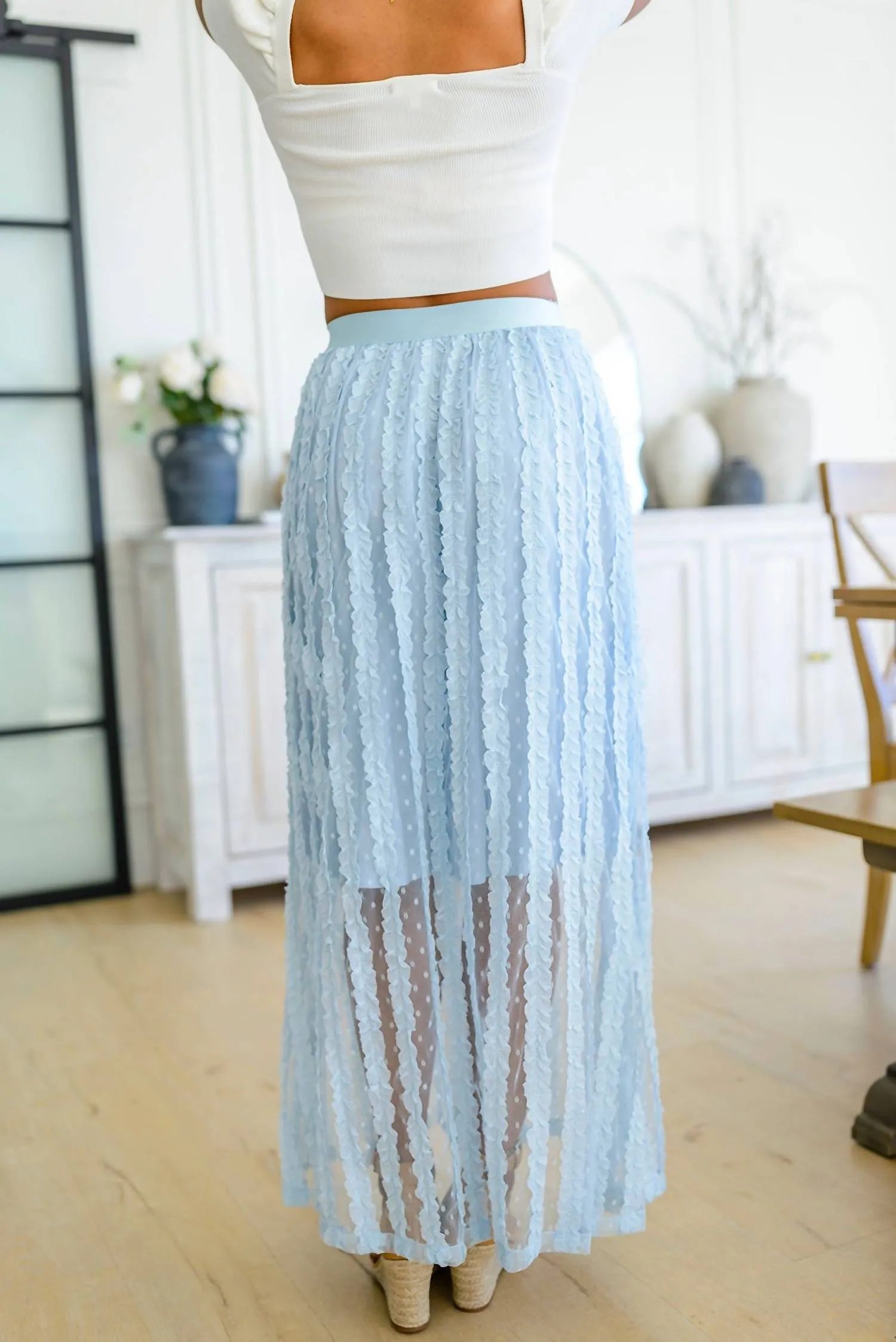 143 Story - Cascading Ruffles A-Line Skirt
