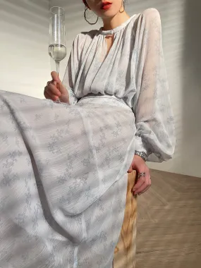 Aconiconi｜Light Cloud Creamy Gentle French 2 Piece Tops and Skirts suit - Cloud