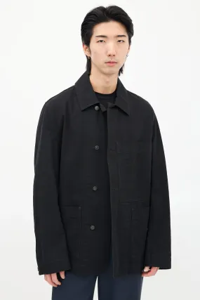 Black Canvas Work Jacket