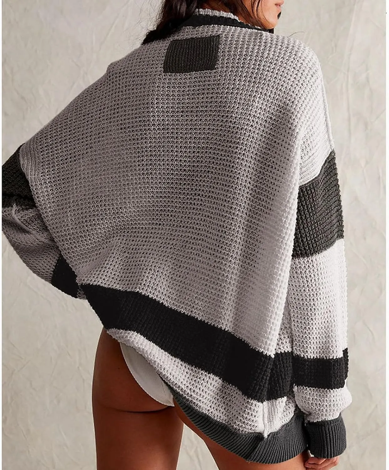 Cardigan Sweaters for Women Lightweight Button Down Cardigan Sweaters Long Sleeve V Neck Knit Tops with Pockets