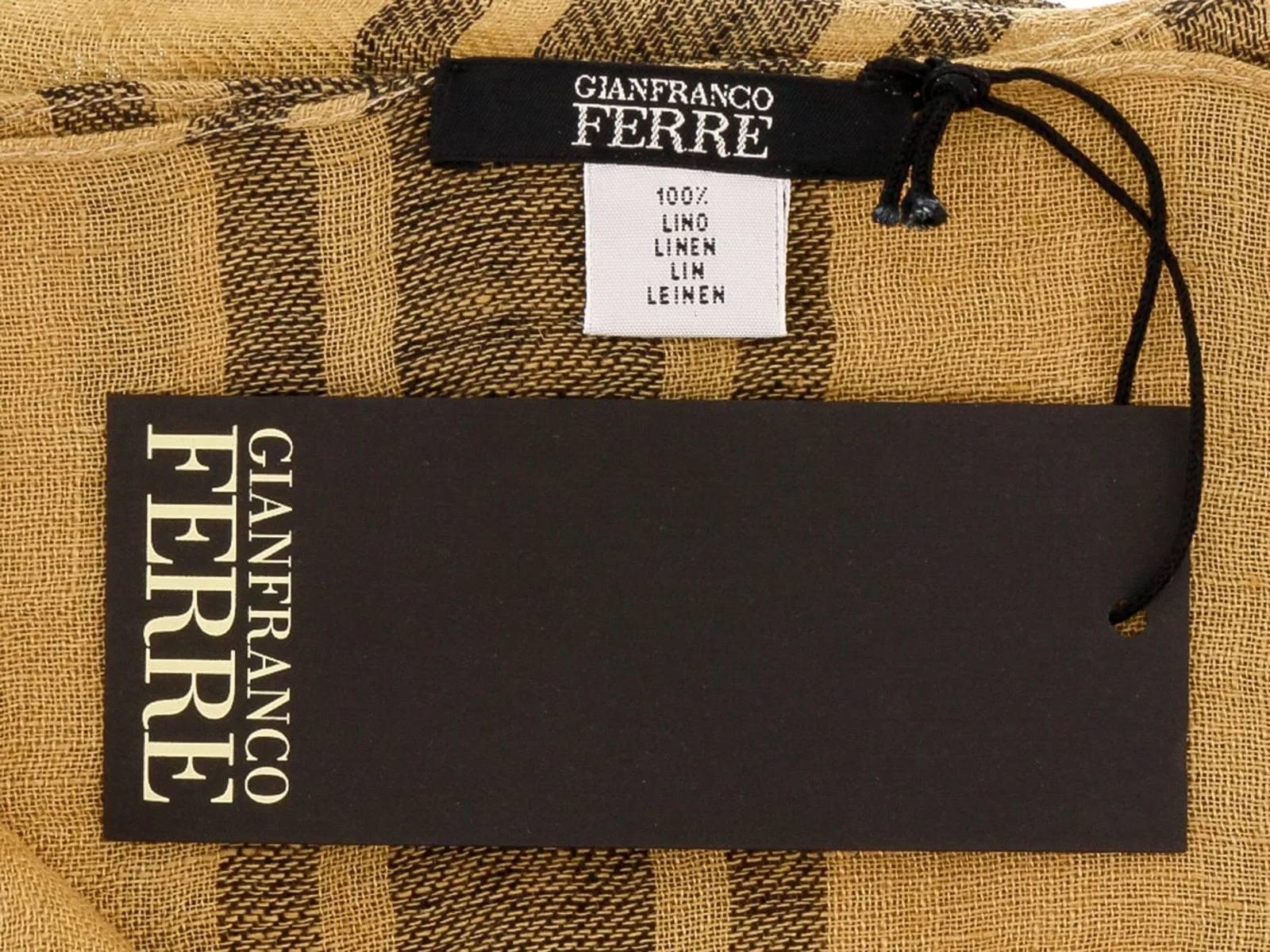 Gianfranco Ferre SCR92844/9 Mustard/Black  Scarf