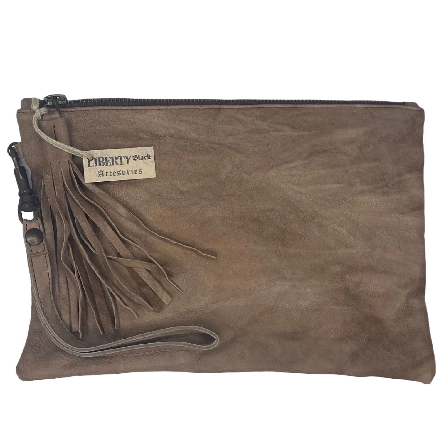 Liberty Black Ladies Albani Taupe Brown Wristlet Purse LBBG617-ATB