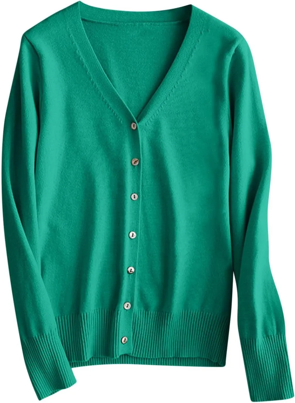 Lightweight Cardigan Sweaters for Women Fall Fashion 2024 Long Sleeve Open Front v Neck Button Down Cardigan Jackets