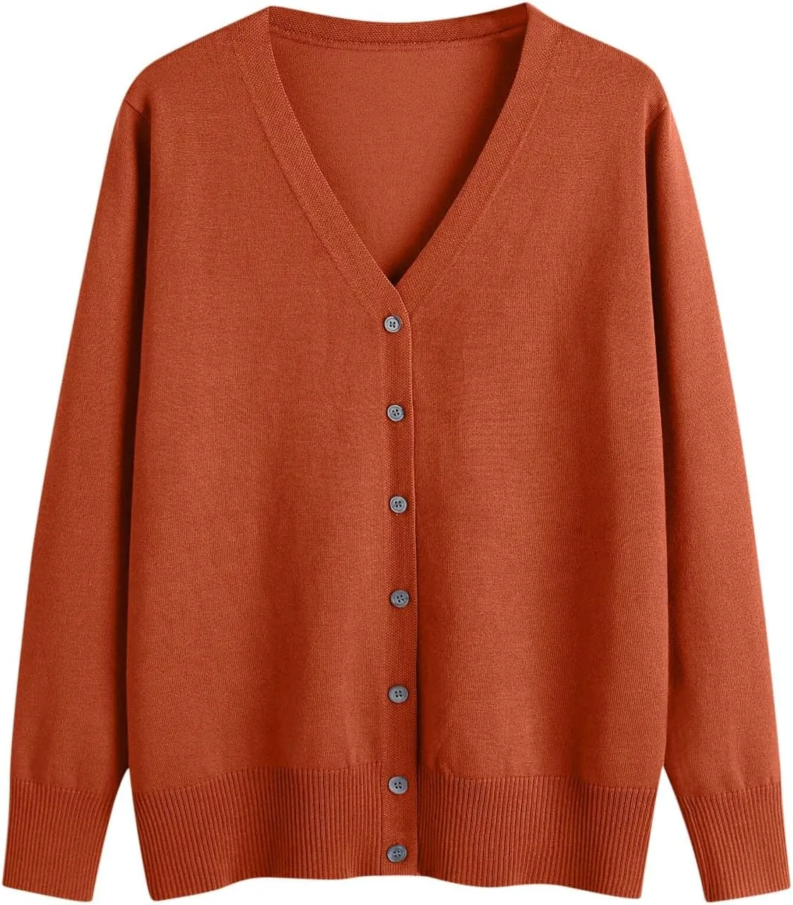 Lightweight Cardigan Sweaters for Women Fall Fashion 2024 Long Sleeve Open Front v Neck Button Down Cardigan Jackets
