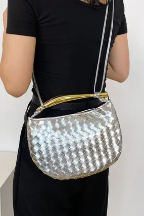 Luna Pop Metallic Woven Bag