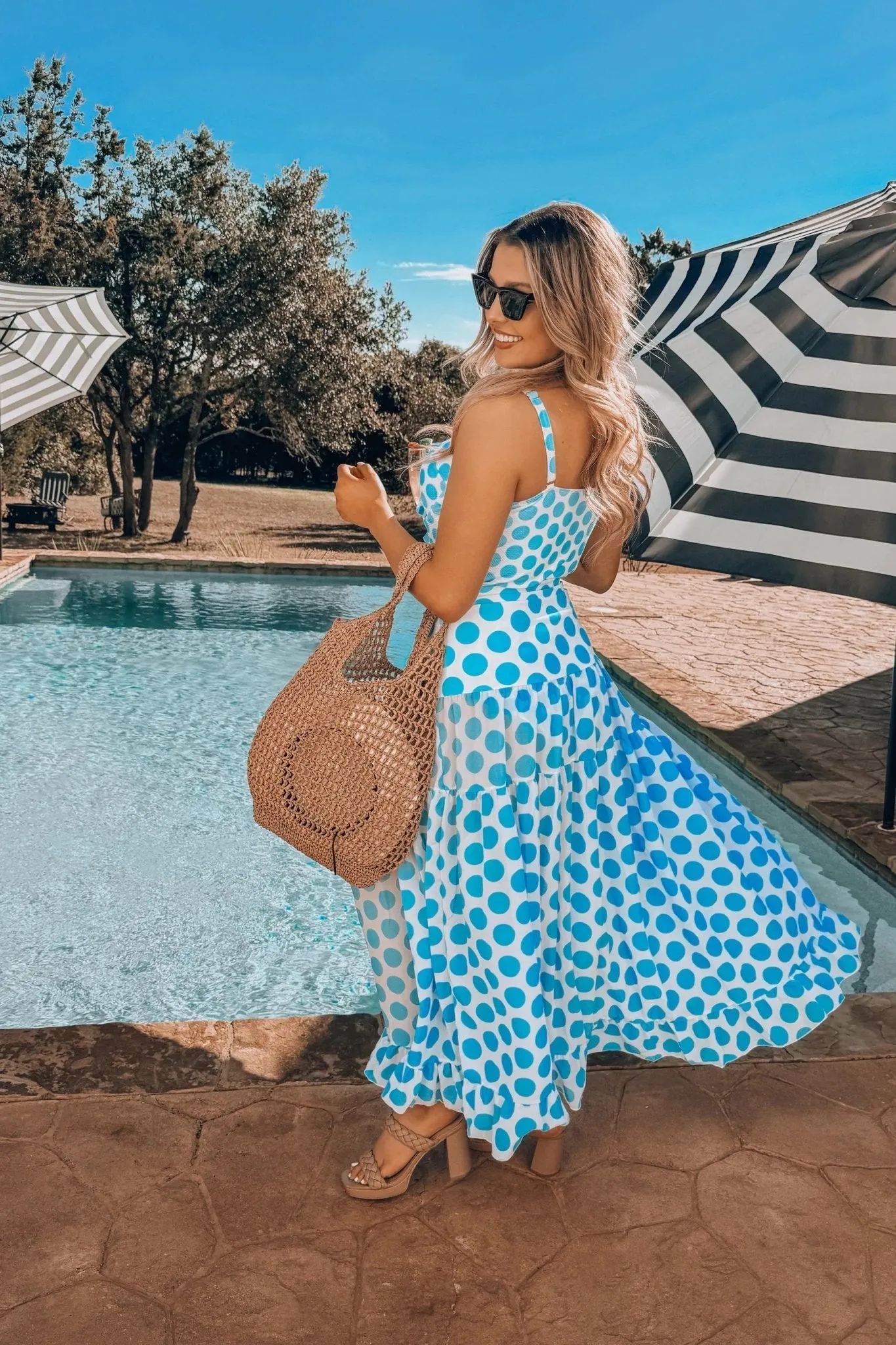 Swim   Twirl Polka Dot Swim Set