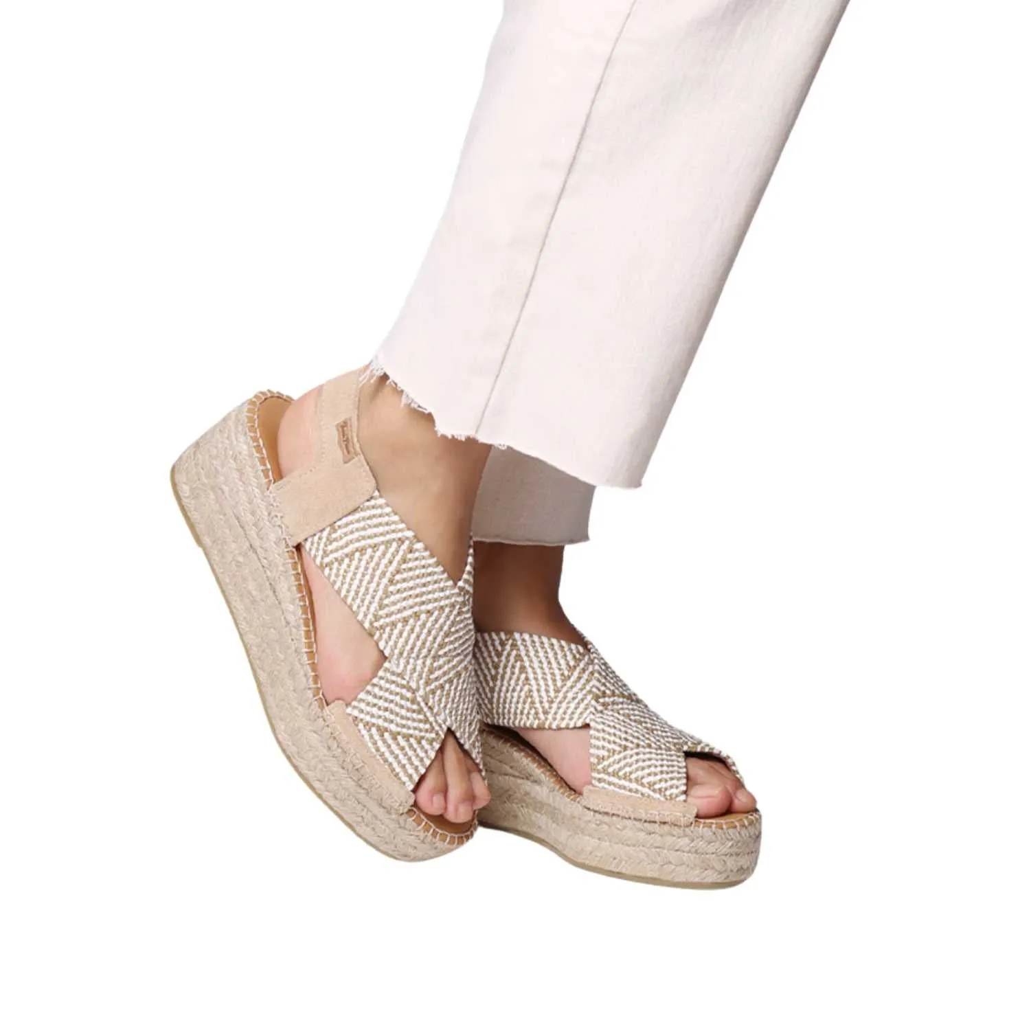 Textile Wedge Espadrille for Women - Masai