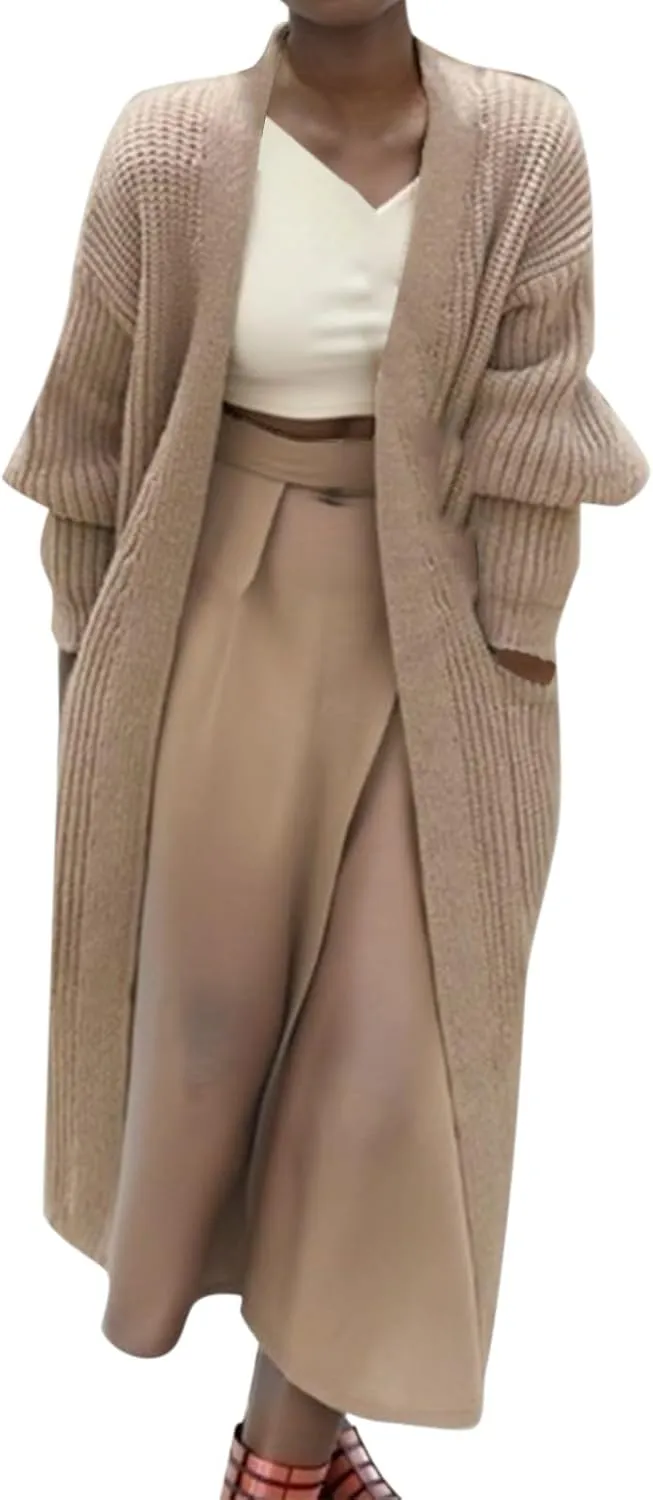 Womens Cardigan 2023 Open Front Button Down Lightweight Sweaters Loose Cardigans Knit Outwear Long Sleeve Cardigans